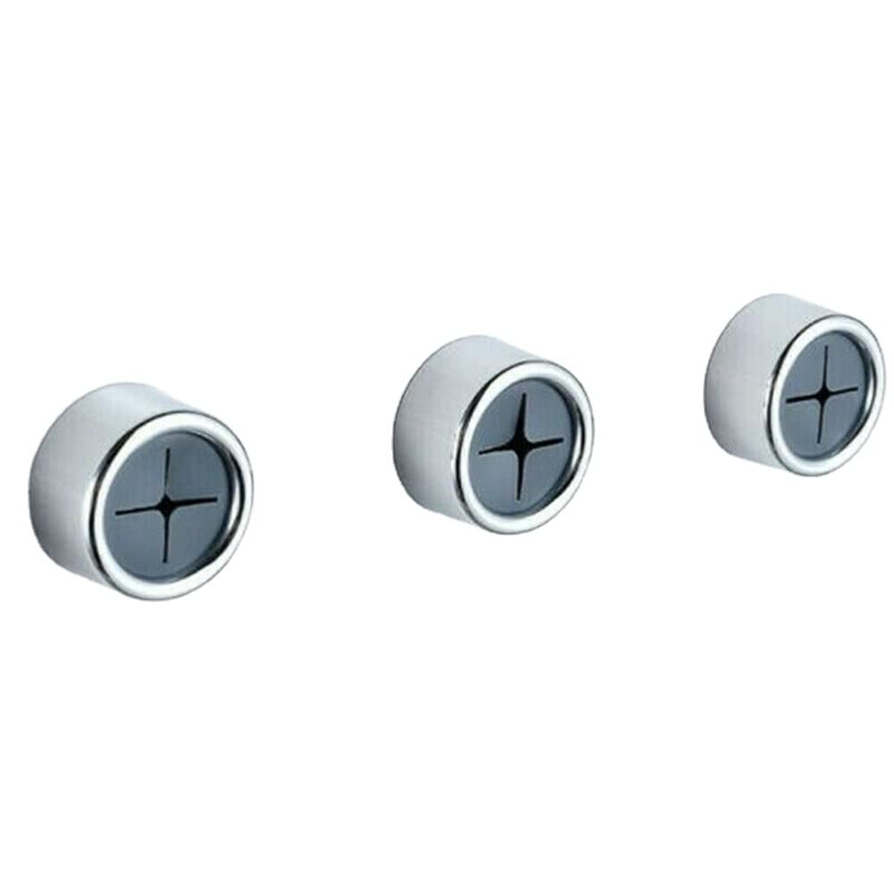 Ausuky Silver 3Pcs Push In Abs Self Adhesive Kitchen Rack Cloth Clip Tea Towel Holder Grip Hook