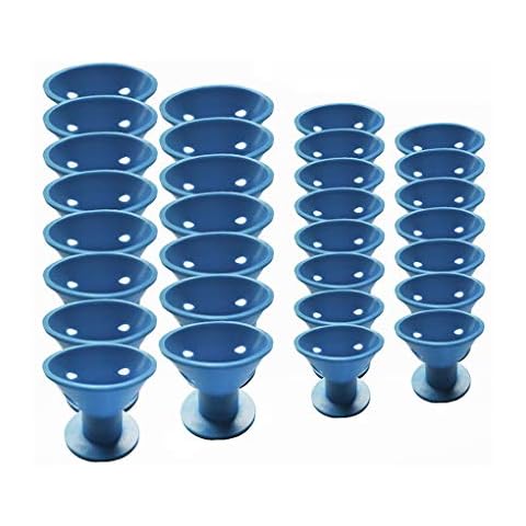 30 Stück Silikon Lockenwickler, Magische Lockenwickler Haarspulen Locken Haar ohne Hitze Haar Styling Lockenwickler DIY 0 Schaden Haar Curling Zubehör Curler Roller Cover