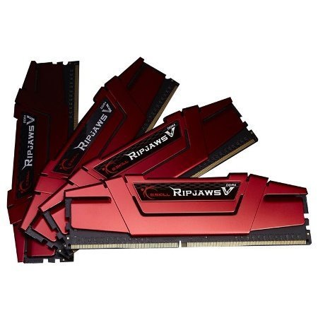 G.SKILL 64GB (4 x 16GB) Ripjaws V Series DDR4 PC4-21300 2666MHz for Intel Z170 Platform Desktop Memory Model F4-2666C15Q-64GVR b