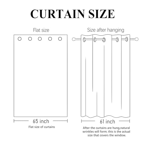 Image of ISAENNE Designer Elegant Linen Printed Curtains,2 Panels,94 inchx65 inch-Ruyi A | Vintage French Cottage Curtain with Grommets 94 inch long,Red Floral Pattern Draps,kitchen Bedroom Living Room Window