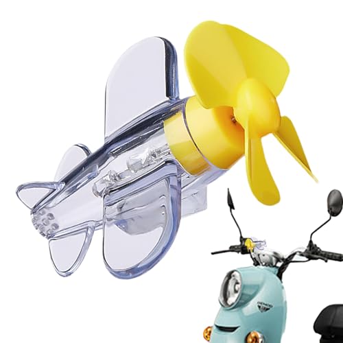 Molino de viento de avión, decoración de avión giratoria, Decoración del coche del avión volador, Ornamento al aire libre del coche de energía eólica, colgante de manillar de coche eléctrico,