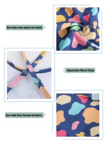 Image of Girls One Piece Swimsuits Ruffle Bathing Suit Kids Hawaiian Floral Swimwear 3-16 Years