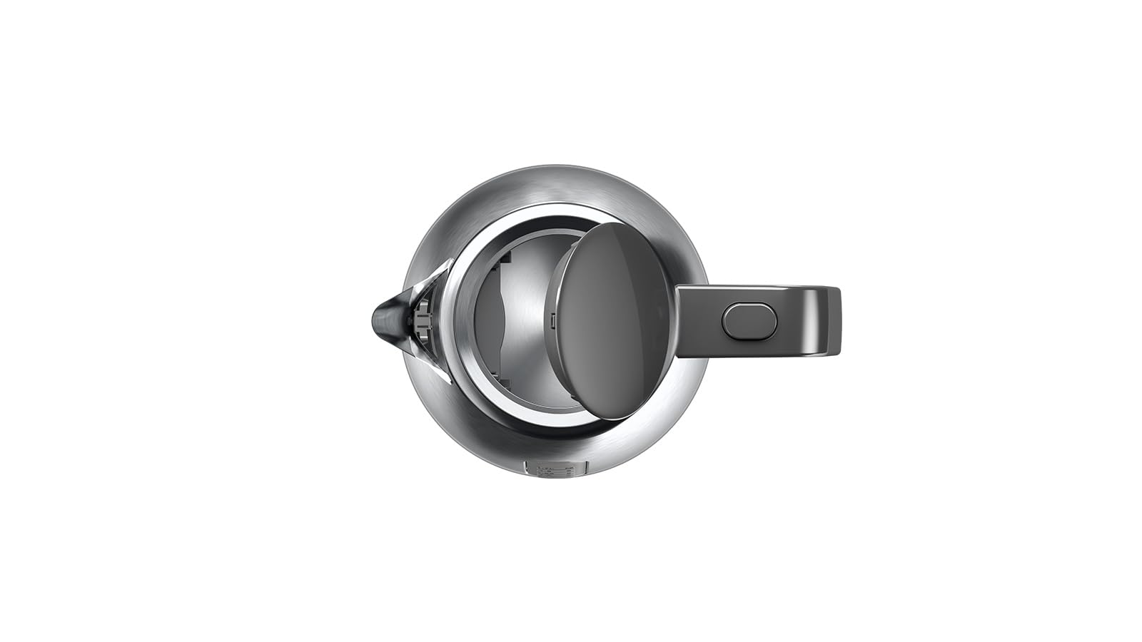 Braun PurShine WK1500GY, bollitore elettrico, base girevole a 360°, indicatore del livello dell'acqua, avvolgicavo, funzione spegnimento automatico, capacità 1,7 l, 2200 W, grigio