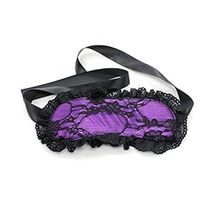 3-Color Eye Lace Party Eye Erotic Accessoire Shading Sleep Eye (Color : Purple)