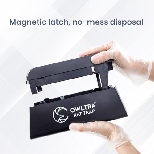 Image of OWLTRA OW-1 Indoor Electric Rat Trap 2PCS, Instant Kill Rodent Zapper with Pet Safe Trigger, Black, (Pack of 16)