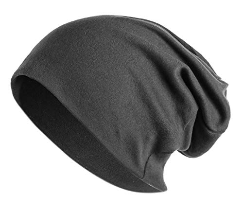 Joyebuy 4 Pack Women Men Stylish Cotton Beanie Cap Slouchy Beanies Hats Soft Sleep Cap (Style D) #TOP4