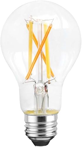 Satco S11274 Starfish WiFi-Control A19 Bombilla LED inteligente blanca sintonizable, 7.5 vatios, 2200K-5000K