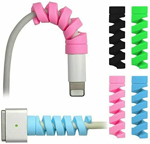 Leawall Spiral Cable Protector Cord Saver for Mac Charger, iPhone Charger, Wire Protector, Lightweight Durable Flexible Wire Winder for Charging Cables, Data Cables, Earphones, Pack of 8 (B0CFBCKQXW) Amazon Price History, Amazon Price Tracker