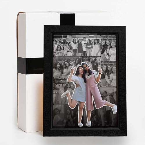 Giftway Custom 10-Photo Collage Pop up Frame | Personalised Birth...