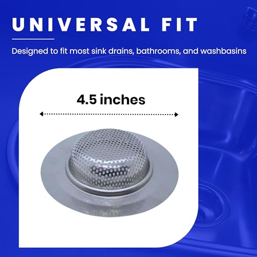 Colador para fregadero de cocina de acero inoxidable 4.5 pulgadas miniatura 5