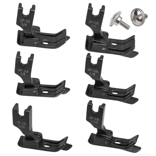6pcs Pie para máquina de coser industrial SP-18 miniatura 1