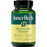 InnerHerb Nicotinamide Riboside NR 1000 mg Daily Capsule - Supplement for Adults (60 Capsules, 30 Servings)