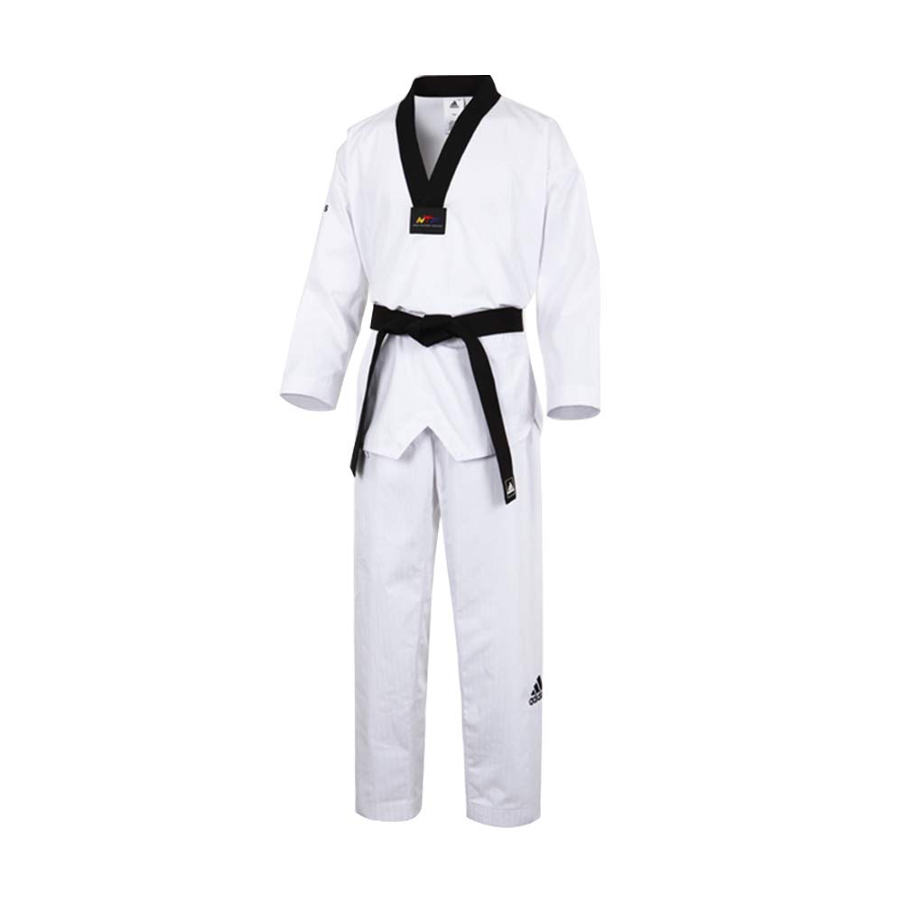 Adidas Adichampion II - Dobok de taekwondo, color negro