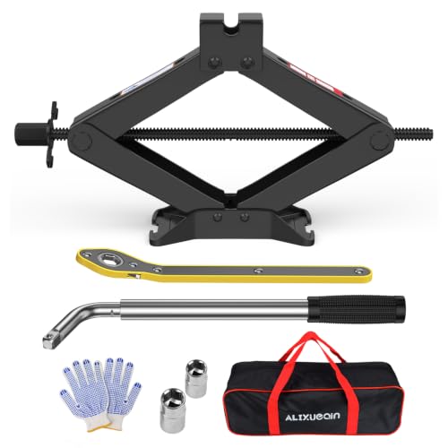 Image of Car Jack Kit, 3 Ton (6614 lbs) Scissor Jack for Car, SUV, MPV
