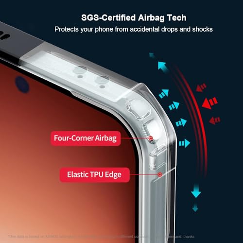Image of NSTAR Shock Proof Clear Protective Back Case for iQOO 15 5G | Acrylic Crystal Clear 360 Degree Protection- (PC & TPU, Black Bumper)