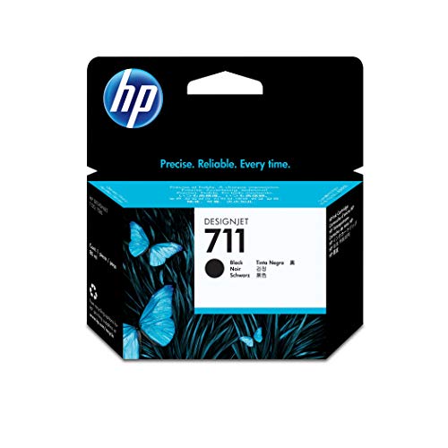 Cartucho de Tinta Plotter HP Suprimentos CZ133AB HP 711 Preto 80 ML