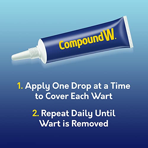 compound w maximum strength wart remover with salicylic acid fast-acting gel plantar wart remover works on common amp plantar warts 025 oz