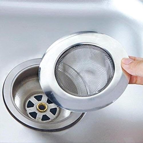 Image of Sink Corner Strainer - Triangle Drainer Basket & Shelf Organizer for Kitchen | Multi-Use Fruit, Vegetable, Soap, Sponge Holder | Rust-Resistant Sink Shelf Corner Rack (Sink Jali)