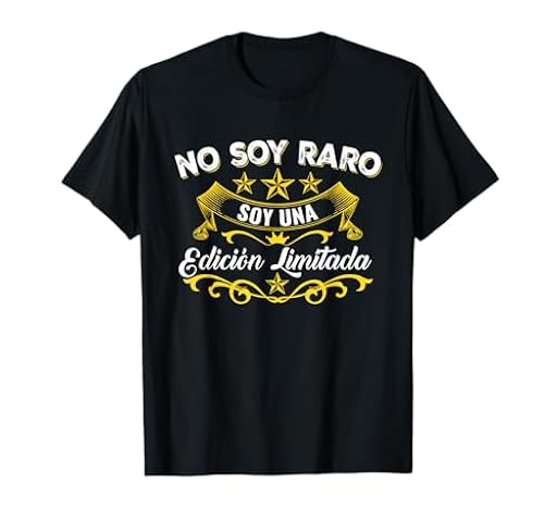 Frase Divertida: No Soy Raro, Soy Una Edición Limitada Camiseta | Ya disponible en tu tienda friki favorita! En mundofriki.es! Frase Divertida: No Soy Raro, Soy Una Edición Limitada Camiseta | Ya disponible en tu tienda friki favorita! En mundofriki.es!