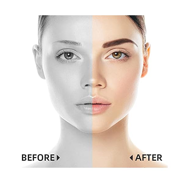 URQT One Step Eyebrow Stamp Shaping Kit - Eyebrow Powder Stamp Makeup with 10 Reusable Eyebrow Stencils Eyebrow Razor and Eyebrow Pen Brushes, Long Lasting Buildable Eyebrow Makeup (Medium Brown)