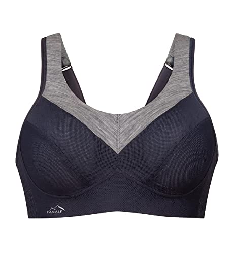 Anita Panalp Merino Wool Wicking Sports Bra 5555 Anthracite/Melange 36C #TOP2