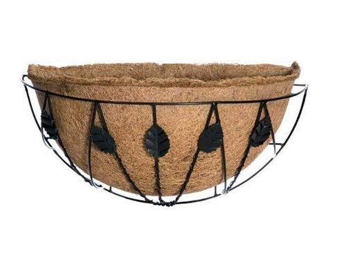 Coir garden Wall Hanging Flower Basket Leaf Design 12 inch 1 Piece with Coir Liner (B07RQSBB9B) Amazon Price History, Amazon Price Tracker