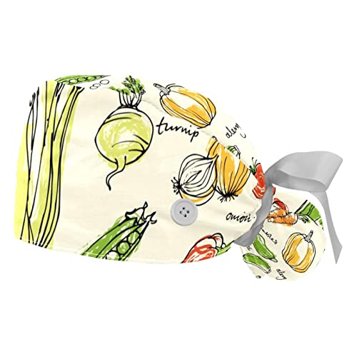 Chapeaux bouffants anti-transpiration JDEZ : casquettes de travail ajustables confort
