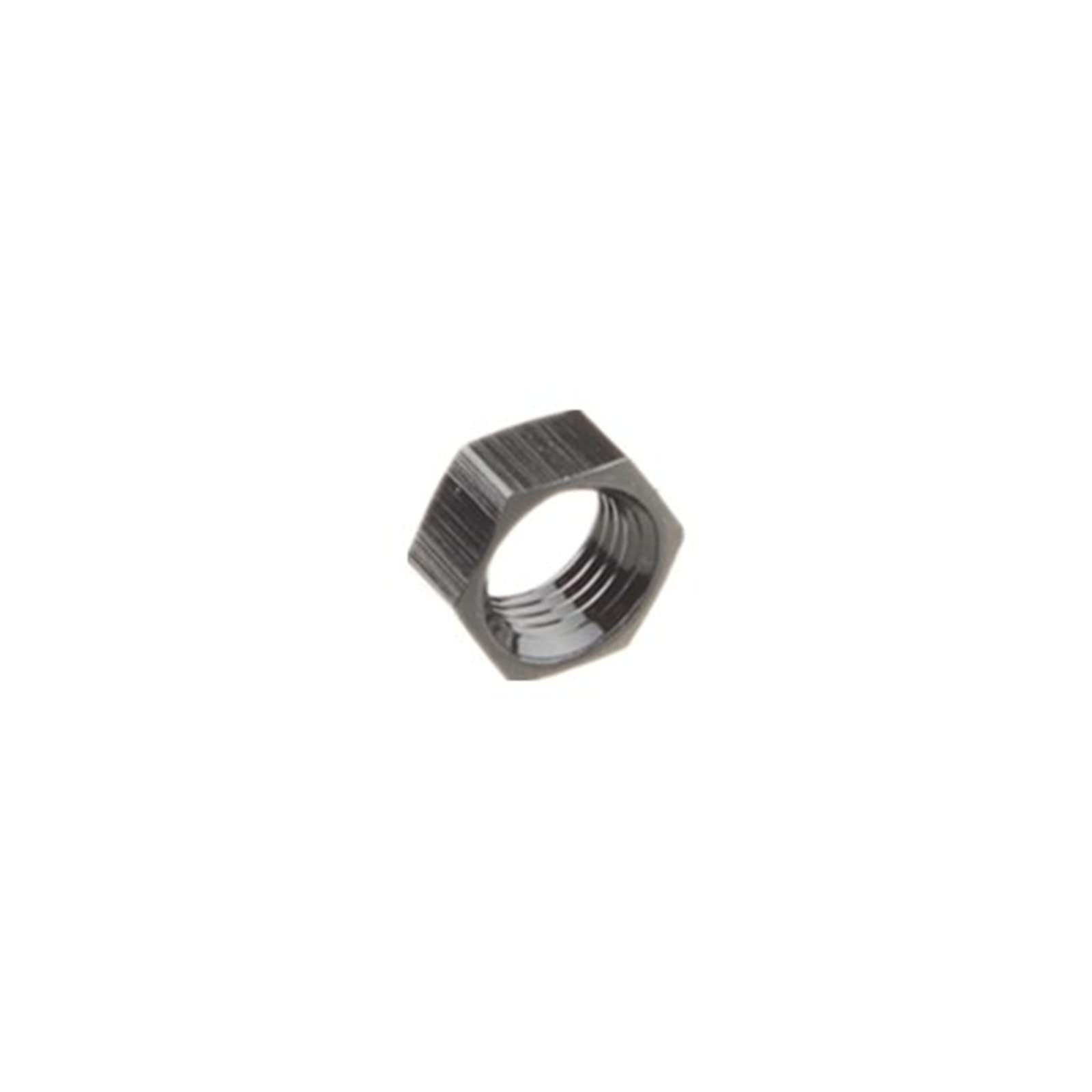 AdlerSpeed -3 an AN3 Female Thread Bulkhead Nut for AN3 Bulkhead Fitting Adapter Aluminum Black
