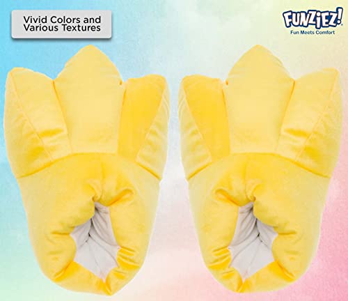 Funziez! Duck Feet Slippers - Plush Novelty Animal Costume House Shoes w/Comfort Foam3