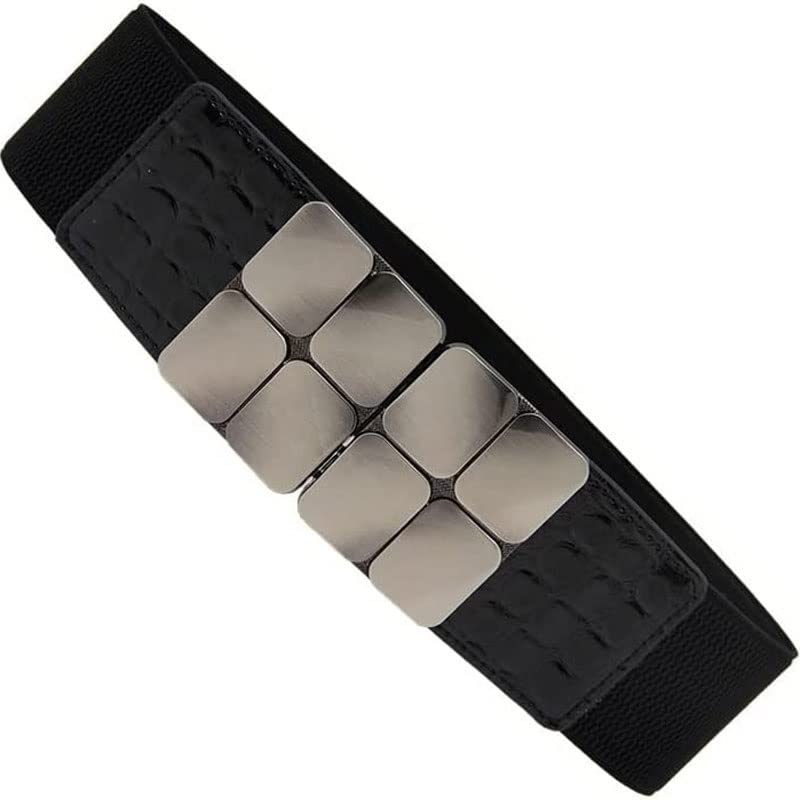 belt,belts for women, Women Wide Stretchy Belt Fashion Vintage Elastic Female Waist Cinch Girls Cummerbund4