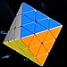 Pyramid Speed Cube Face Turning Octahedron Cube Octahedron stickerless Speed Cube Puzzle Triangle Magic Cube Puzzle Toy for Kids and Adults