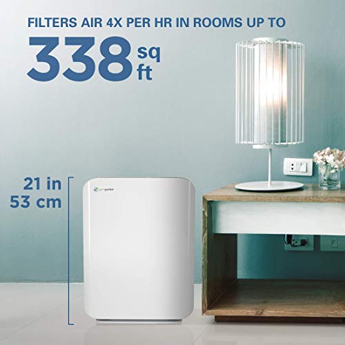 Germ Guardian Air Purifier, High CADR True HEPA Filter, Large Rooms to 338 sq ft, UV Light Sanitizer Eliminates Germs, Filters Allergies, Pollen, Smoke, Dust, Pet Dander, Mold, Odors, Quiet AC5900W - Thumbnail 6
