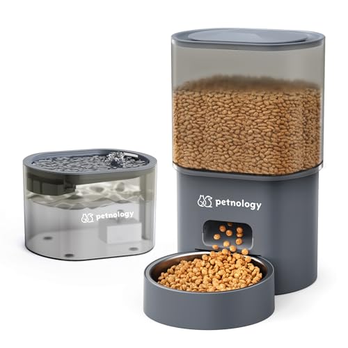 All-in-One Automatic Cat Feeder and...
