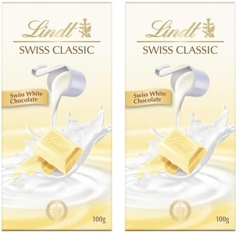 LindtSwiss Classic White Chocolate 100g (Pack of 2)