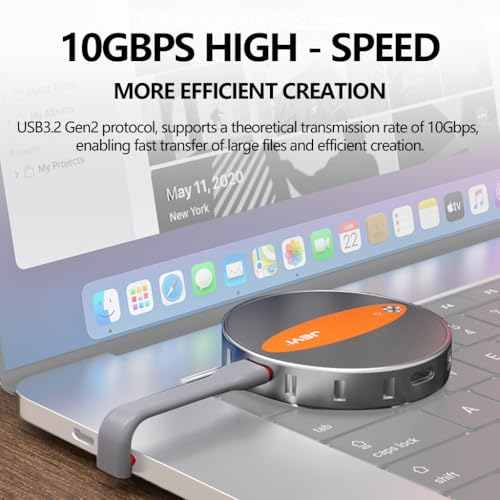 JMT JY-Mini DP Magnetic 2230 2242 Enclosure 10Gbps 8K/30Hz 4K/60Hz Compatible M.2 NVMe miniatura 7