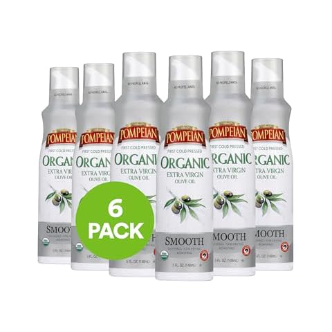 Pompeian Organic Smooth Extra Virgin Olive Oil Spray Cover