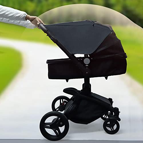 -sol bebê,Dossel sombra chuva para carrinhos bebê Capa Blackout - Acessórios para bebê com design ab