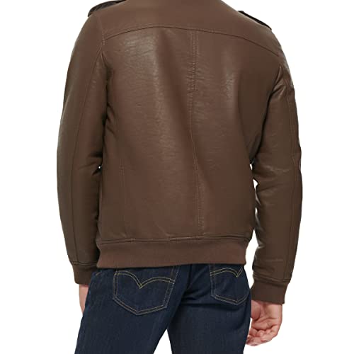 Image of Levi's Men's Vintage Deer Faux Leather Aviator Bomber (Standard and Big & Tall)