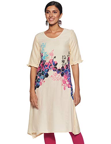 Image of Karigari Women's Rayon Regular Kurta