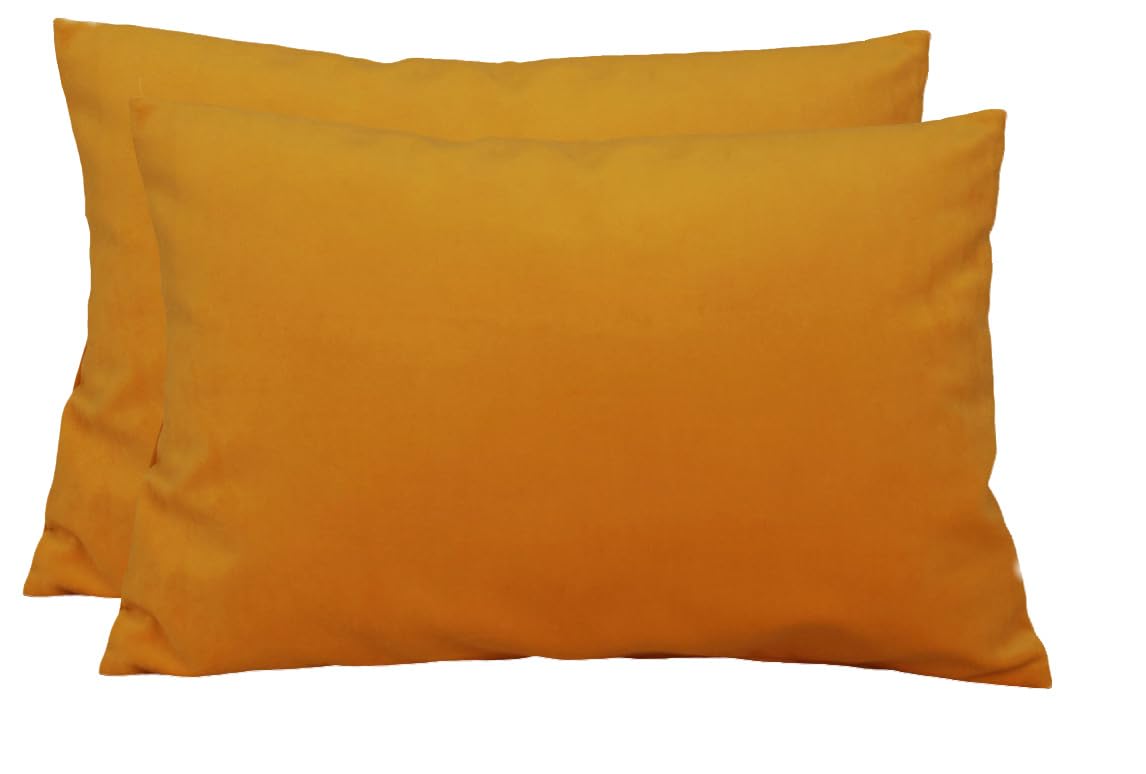 TangDepot 2-Pack Super Soft Velvet Pillow Covers, 20x20 Grass Green — view 149
