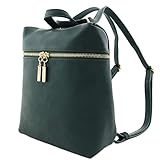 Small Versatile Fashion Crossbody Backpack (Hunter Green)