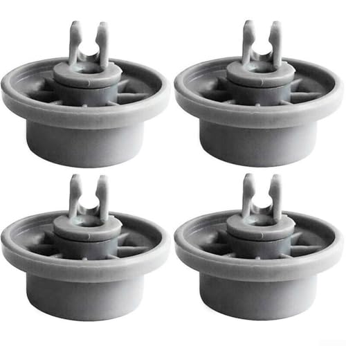 Paquete de 4 ruedas de repuesto para lavavajillas para estante inferior, compatibles con Bosch 165314, 420198,