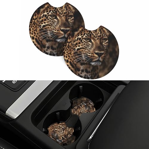 Portavasos para carro 2 piezas antideslizante negro miniatura 5