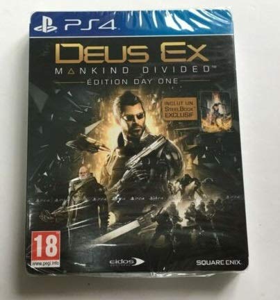 Deus Ex Mankind Divided Avec Steel Book Exclusif Edition Day One Ps4 - vue 2