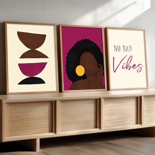 Image of kotart Abstract Paintings Set of 3 Framed Paintings for Wall Decoration - Framed Wall Painting for Living Room Bedroom with Frame - Room Decor /Wall Decor Set of 3 - D (Art 1, 10x13 inch)