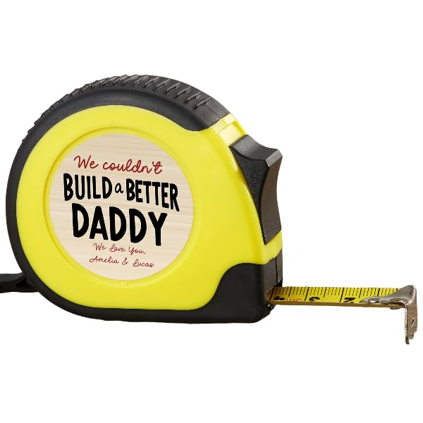 Flexómetro personalizado con grabado para papá