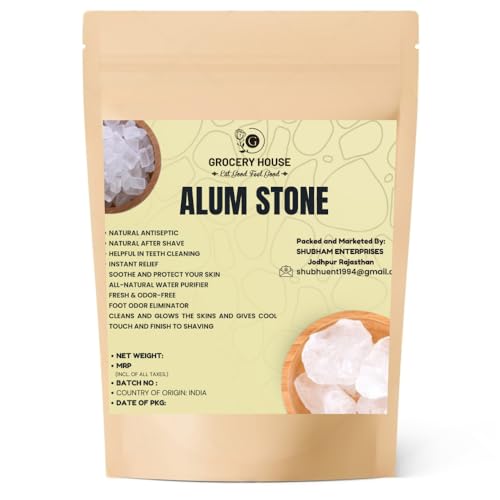 GROCERY HOUSE Phitkari Alum Stone Fitkari (400 Grams)