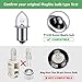 JOMITOP LED Bulb Replacement for Flashlight DC 4-24V, 3W 200LM, 4.5V 6V 9V 12V 15V 18 V Replacement Bulbs for 3 4 5 6 C/D Flashlights Torch