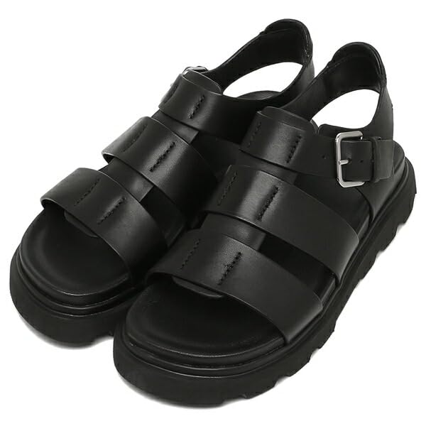 UGG ブラック サンダル ベルクロストラップ UGG (アグ) バックストラップ サンダル Funkette UGGL1113474