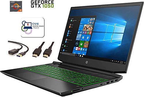HP Pavilion 15.6" FHD IPS Screen Gaming Laptop, AMD Quad-Core Ryzen 5 3550H